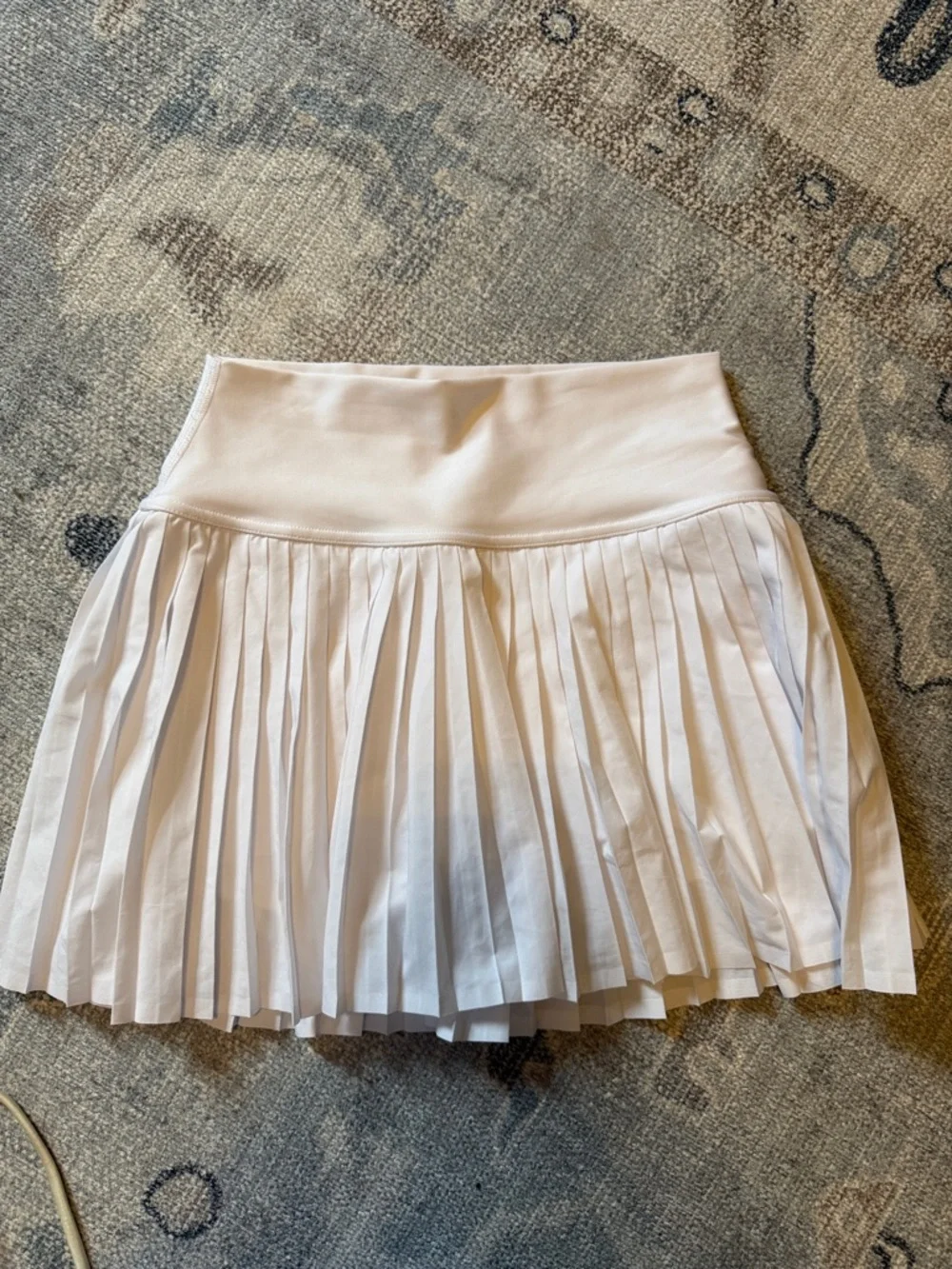 White Pleated Women’s Skirt
